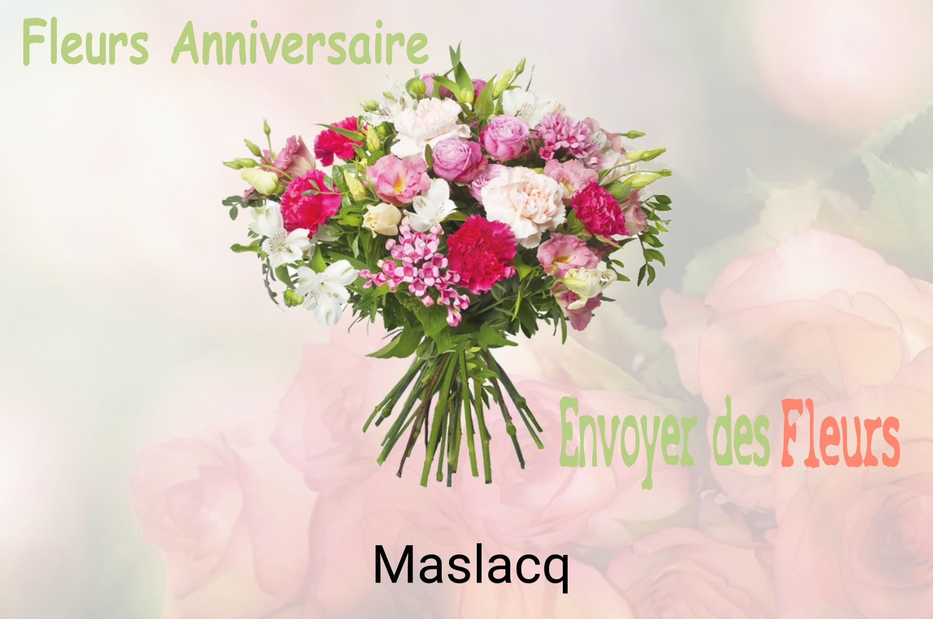 Bouquet de fleurs d’anniversaire livré à Maslacq